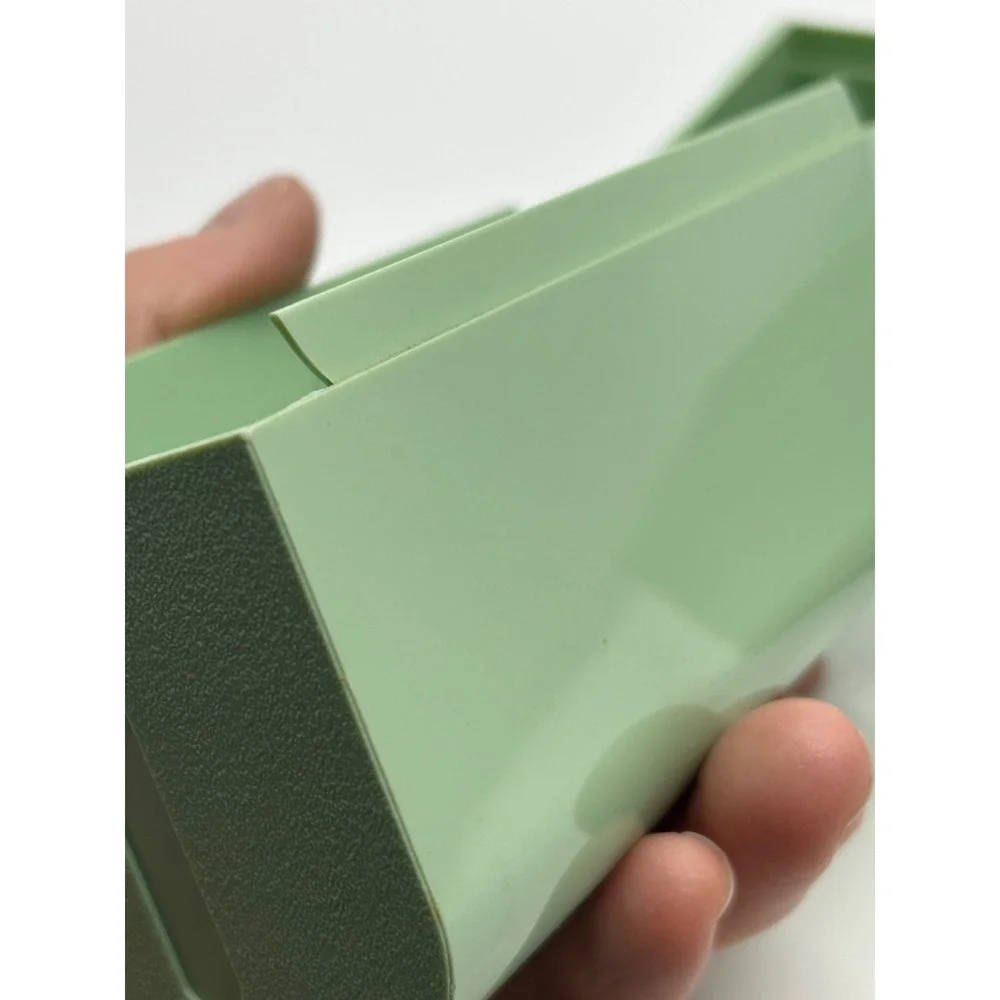 Vintage 80s Clinique Green Hard Plastic Large 